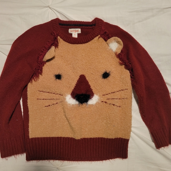 EUC Boys Cat & Jack sweater | Soft lion sweater - Picture 2 of 4